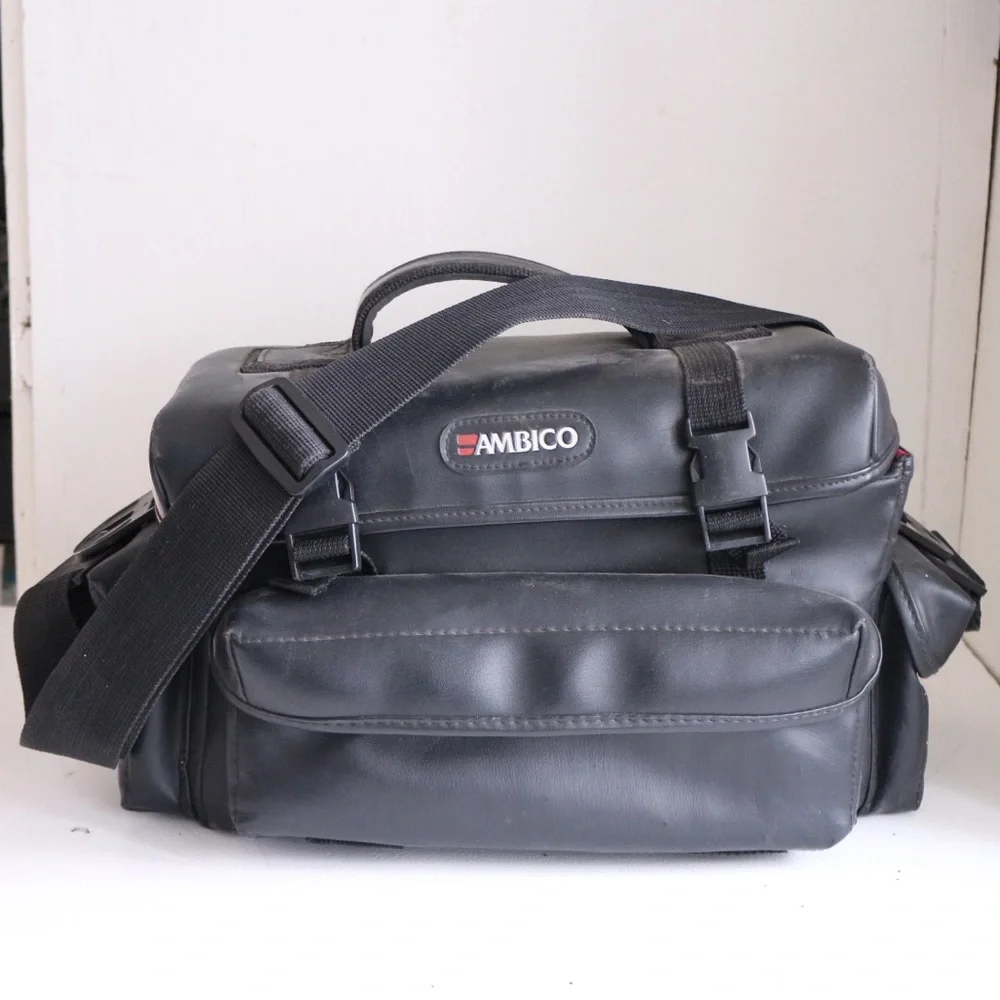 Vintage black Camera Bag photography accessories